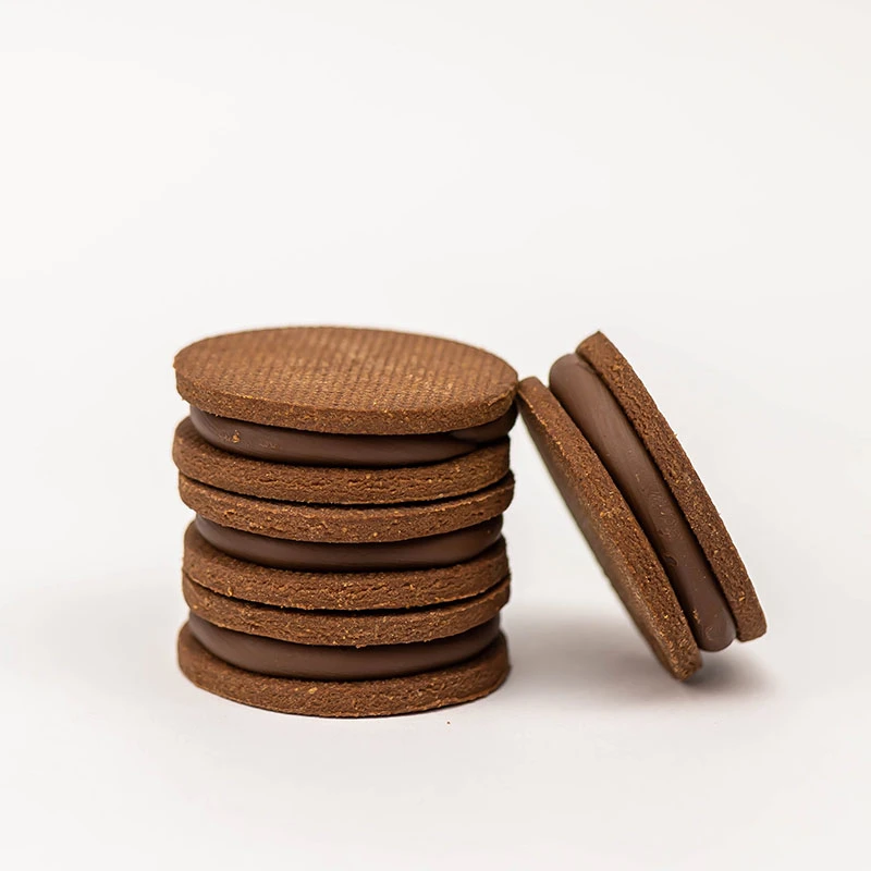 Biscuiti ciocolata si caramel 