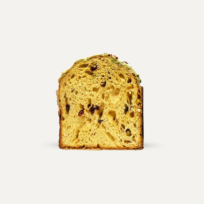 Panettone de colectie cu fistic si merisoare
